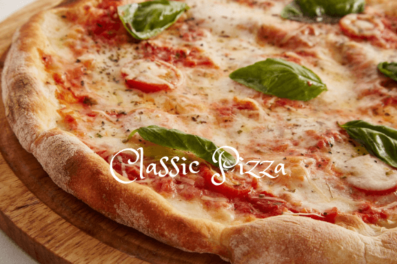 classic pizza meal
