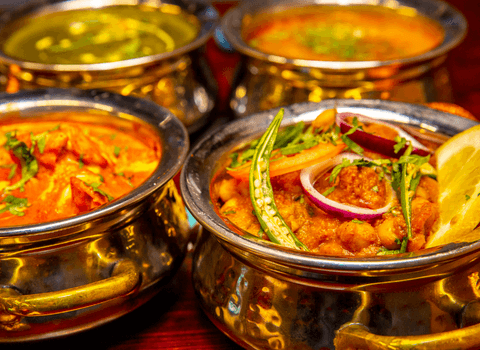 naaz indian cuisine meal