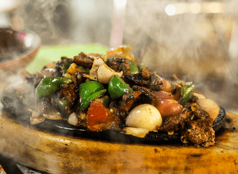 the sizzling pepperoni meal