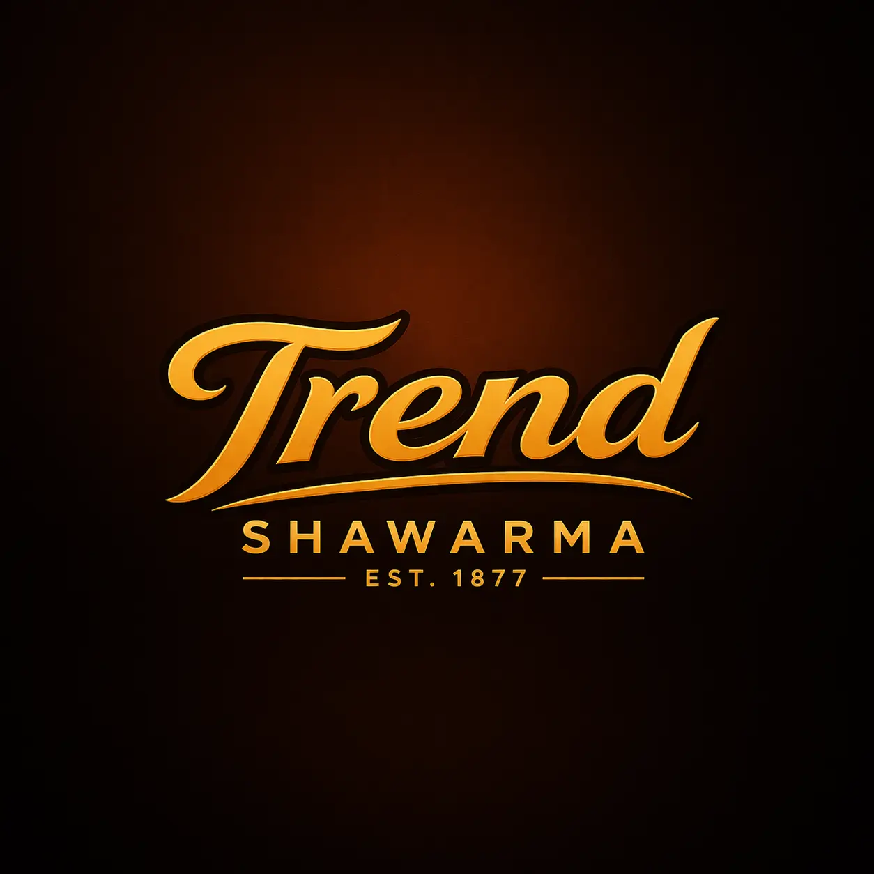 Trend shwarma logo
