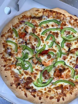 Mixed Grill pizza