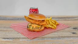 The Royal Burger meal
